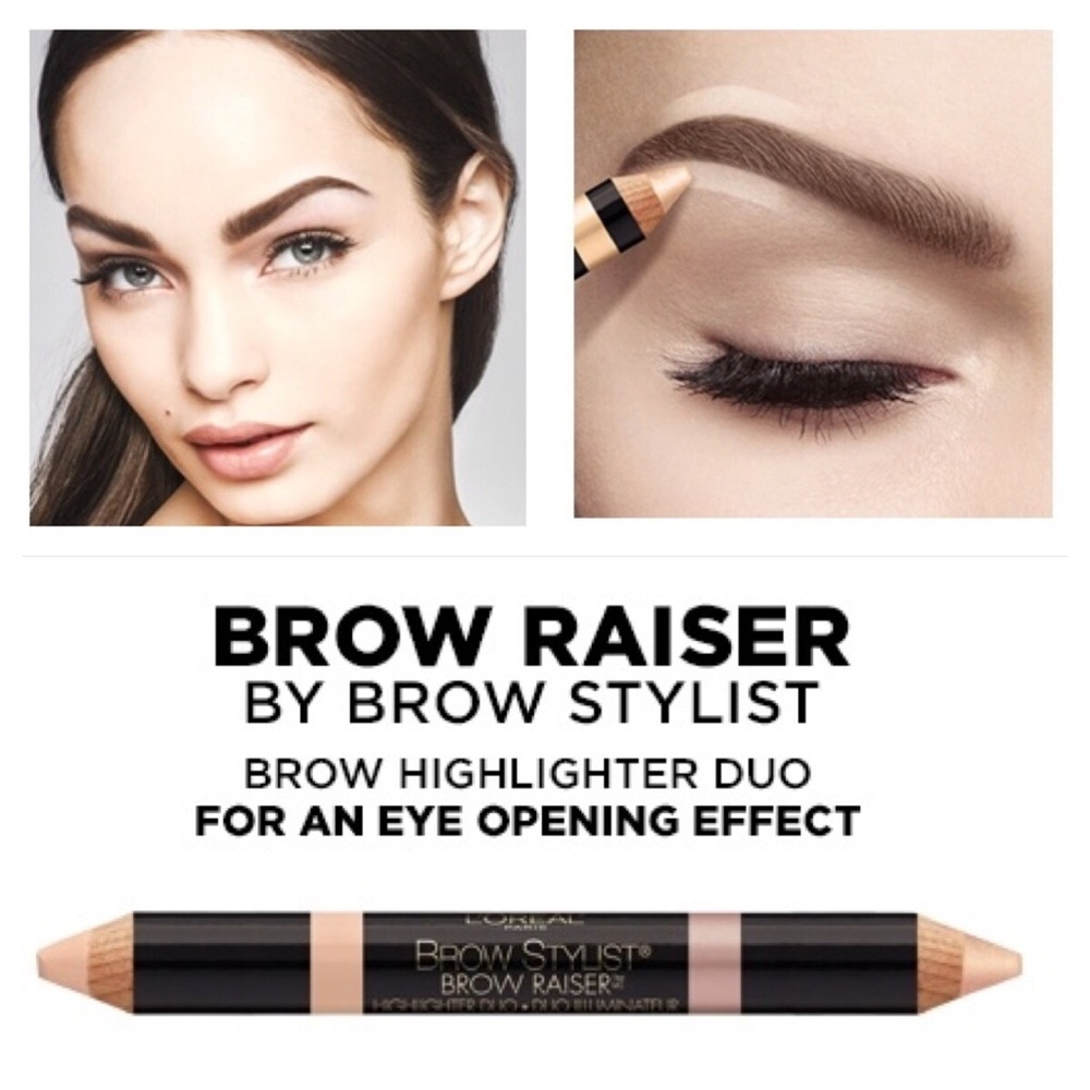 L'Oreal Brow Stylist Brow Raiser Highlighter Concealer Duo 625 Deep